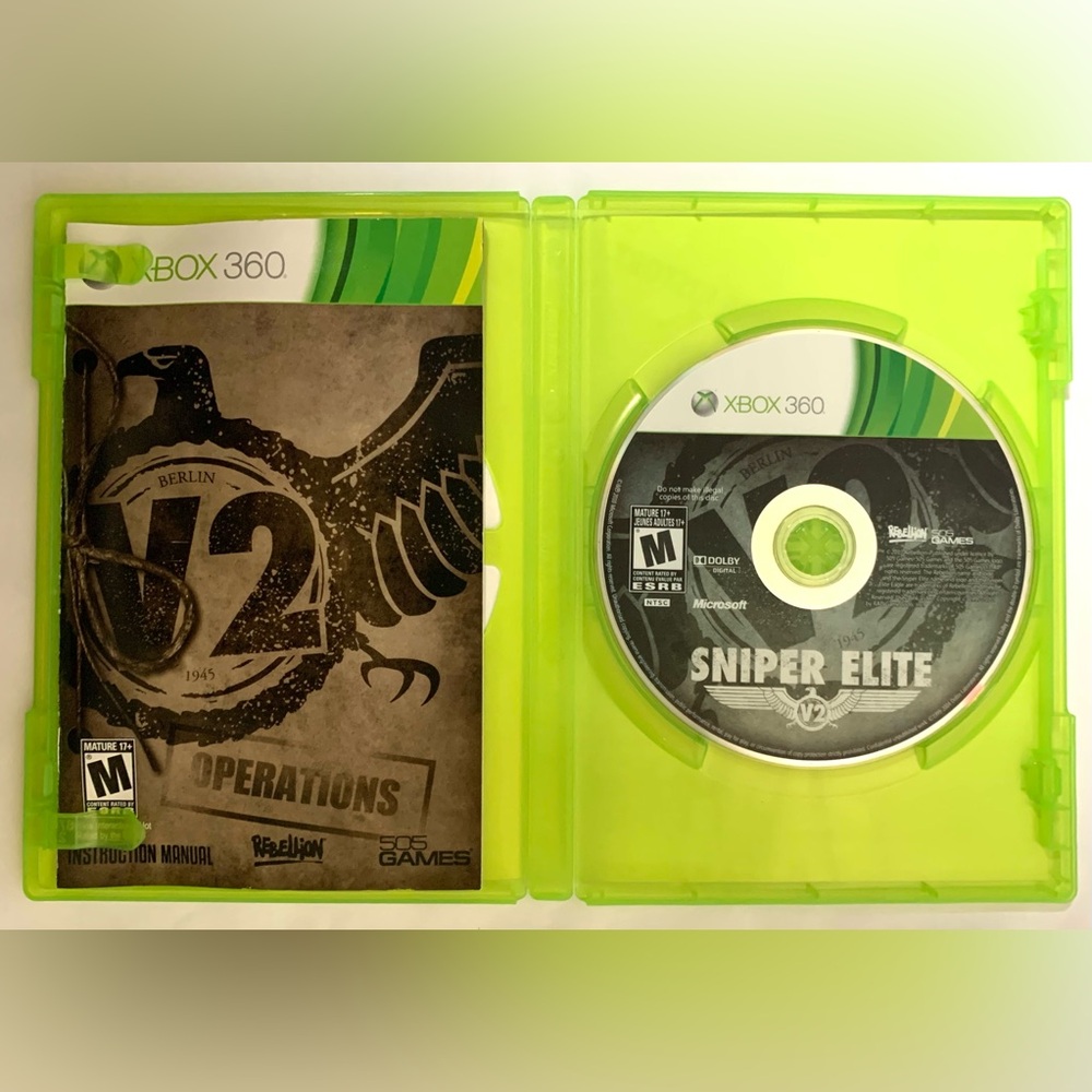 SNIPER ELITE V2 XBOX 360 COMPLETE WORKS PERFECTLY EXCELLENT